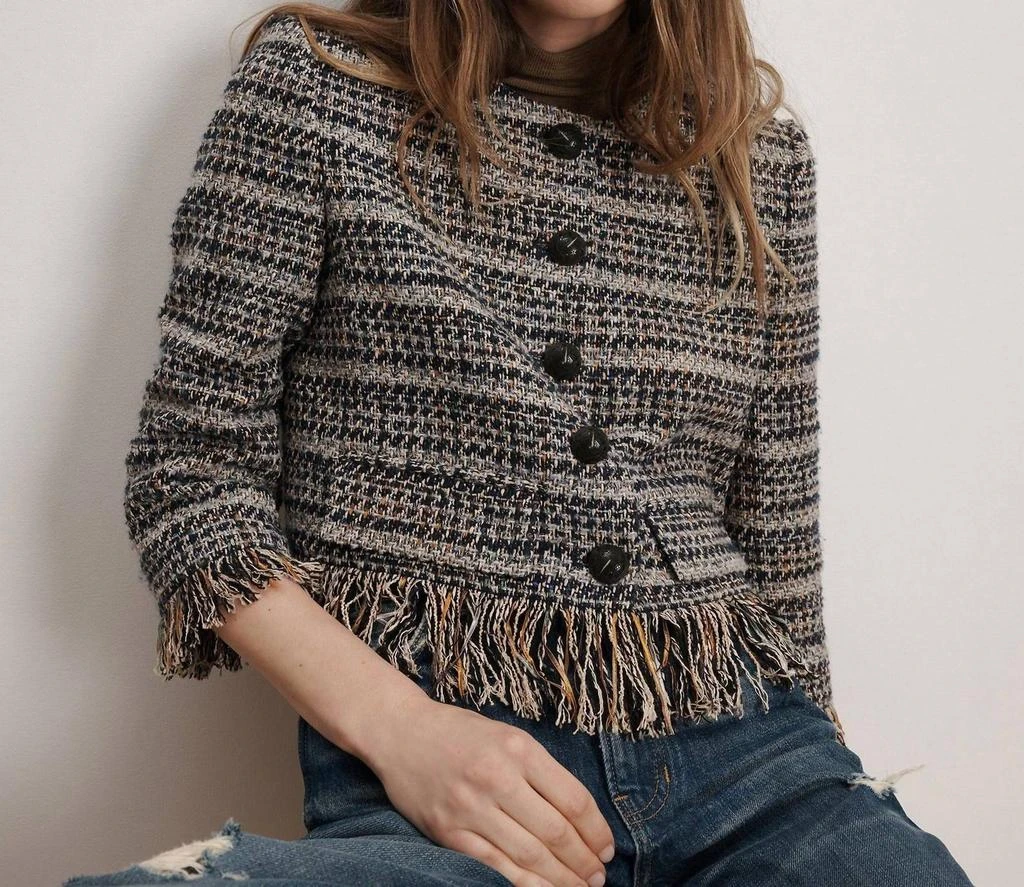 VERONICA BEARD Veronica Beard - Lyons Fringe Jacket 3