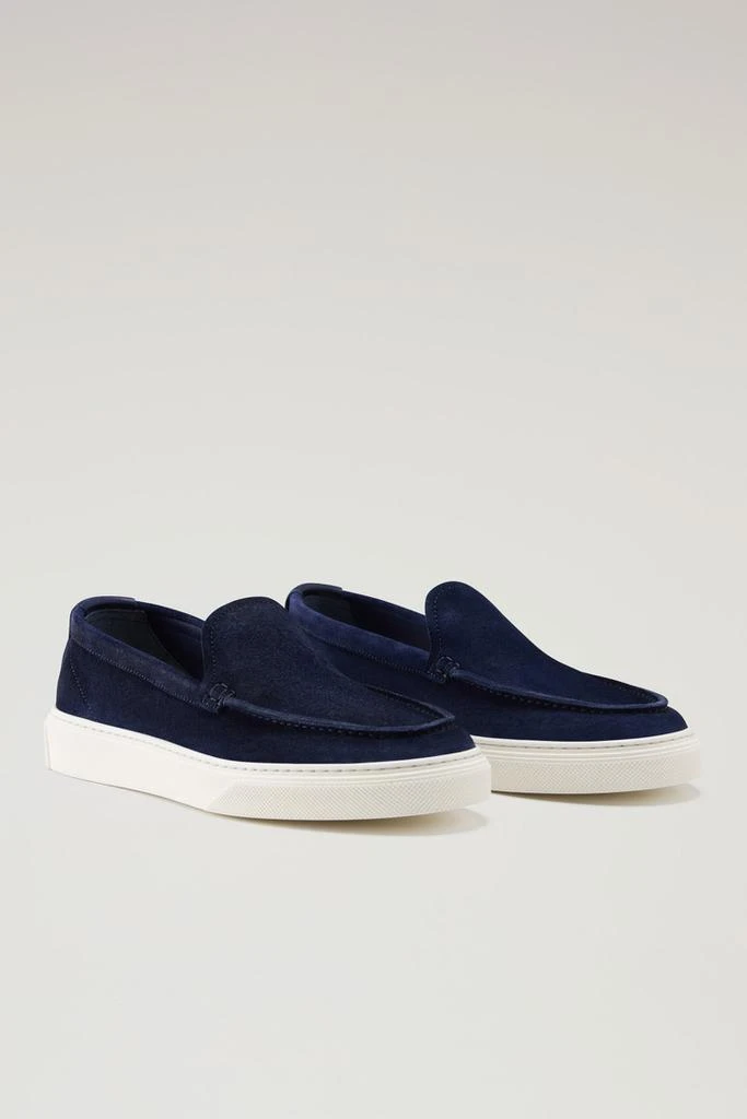 WO-FOOTWEAR Suede Leather Loafers - Men - Blue 2