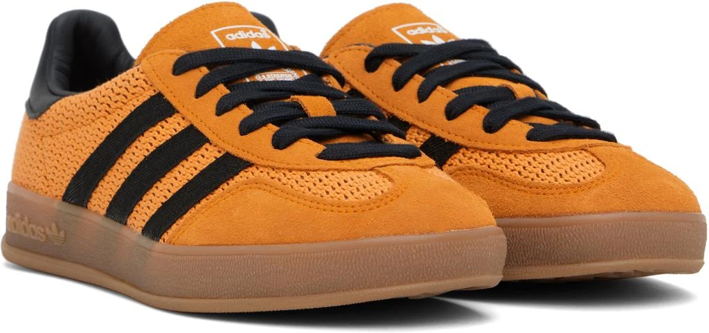 Adidas Orange Gazelle Indoor Sneakers 4