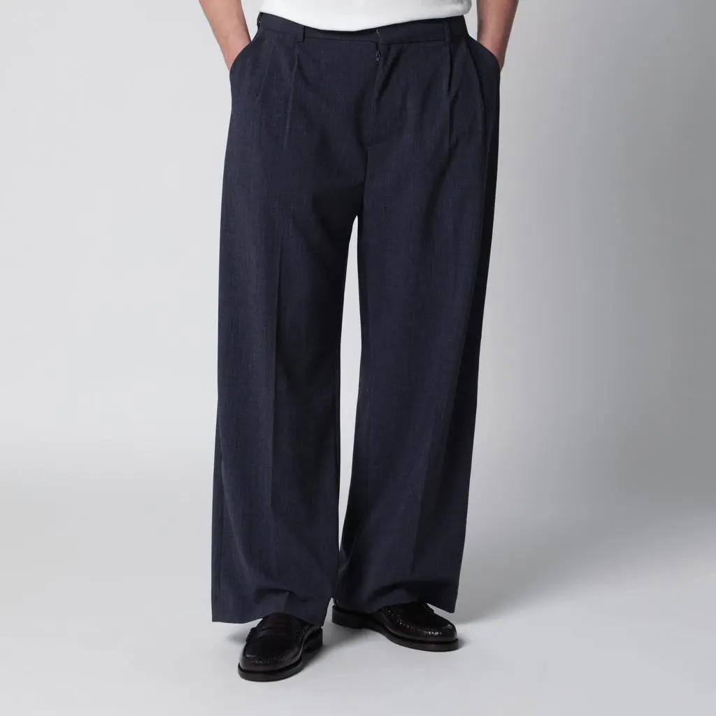 Thestroy Blue denim Inno trousers in viscose blend