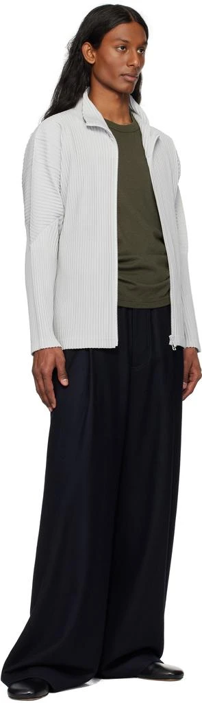 Homme Plissé Issey Miyake Gray Basics Sweater 4
