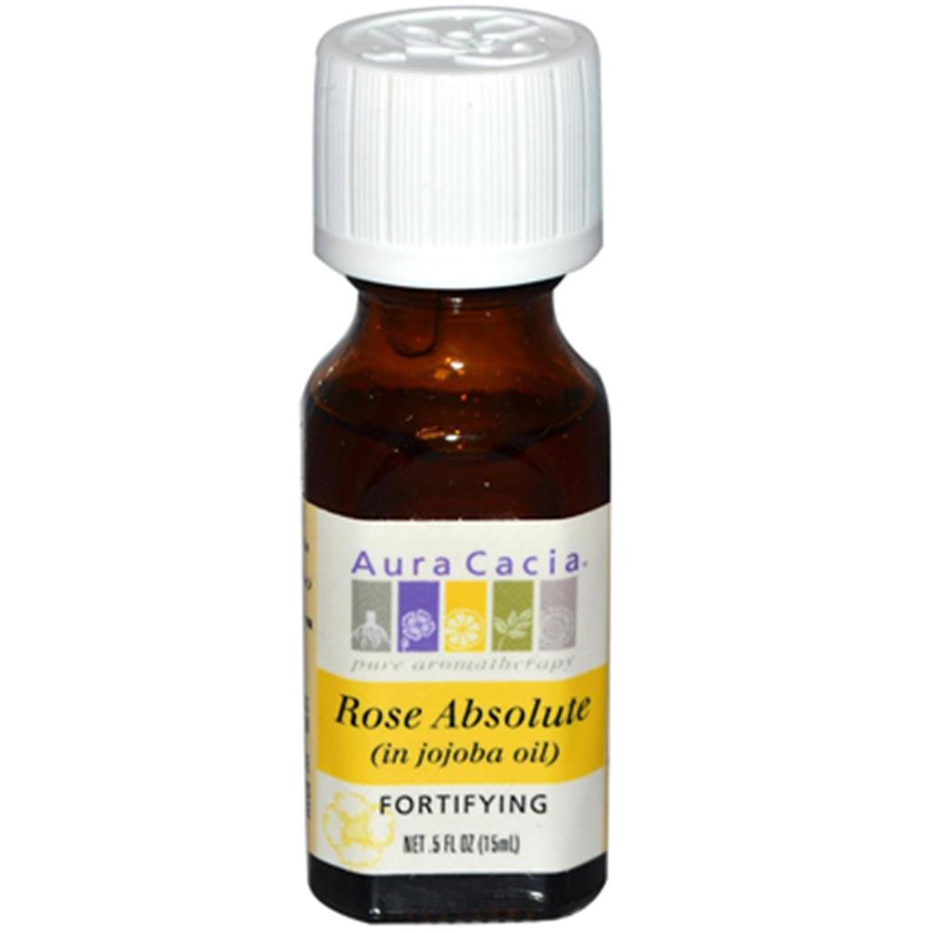Aura Cacia AURA(tm) Cacia  Rose Absolute in Jojoba Oil - 0.5 fl oz