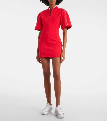 x Jacquemus half-zip minidress – On Sale Now with Up to 60% Off