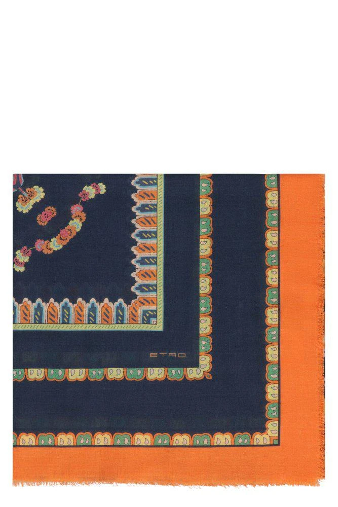 ETRO Etro Paisley Border Square Shawl