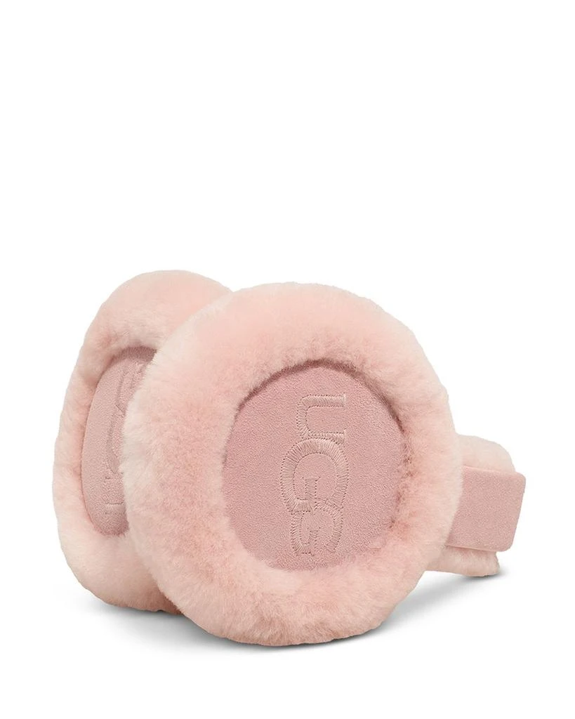 UGG® Embroidered Logo Shearling Earmuffs 2