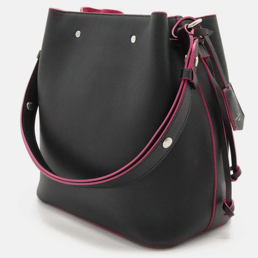 Louis Vuitton Louis Vuitton Noir Leather Lockme Bucket Bag 2