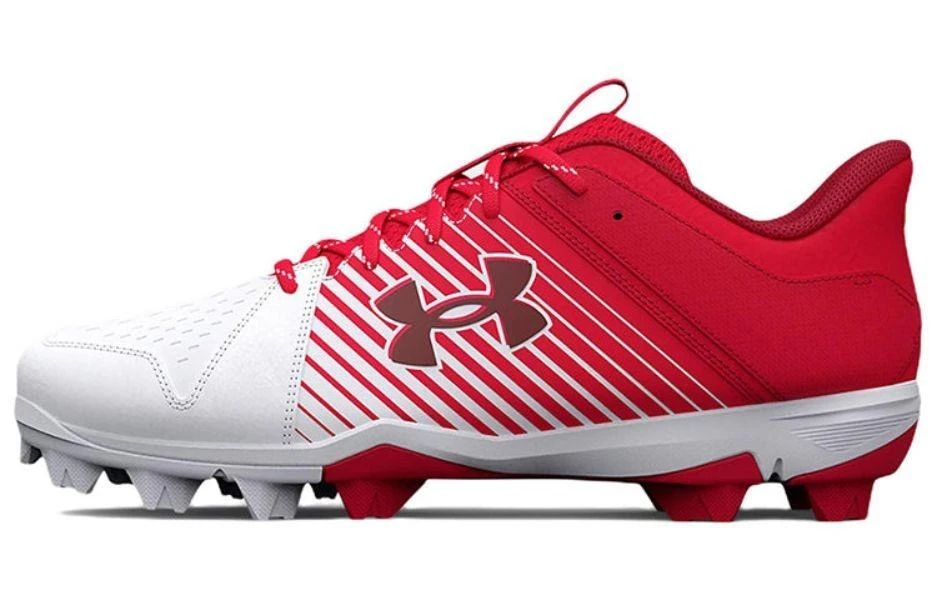 Under Armour Leadoff Low RM 3025589-600 Men's Red White Baseball Cleats ACAD685 2