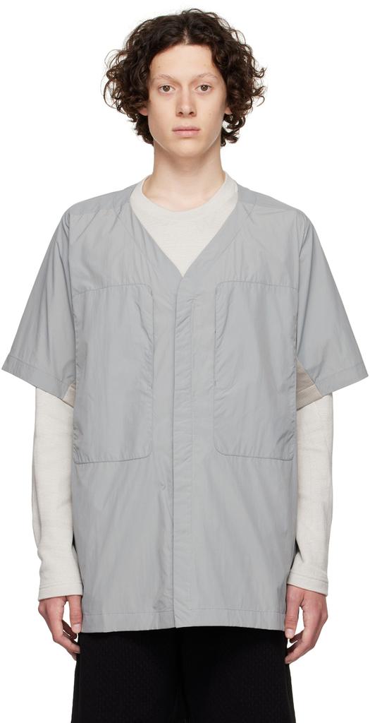 BYBORRE Gray Nylon Shirt