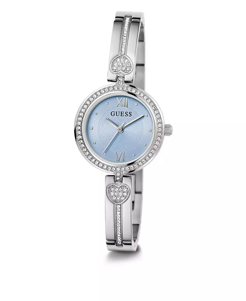 GUESS Women's Silver-Tone Analog Watch, 27mm 5