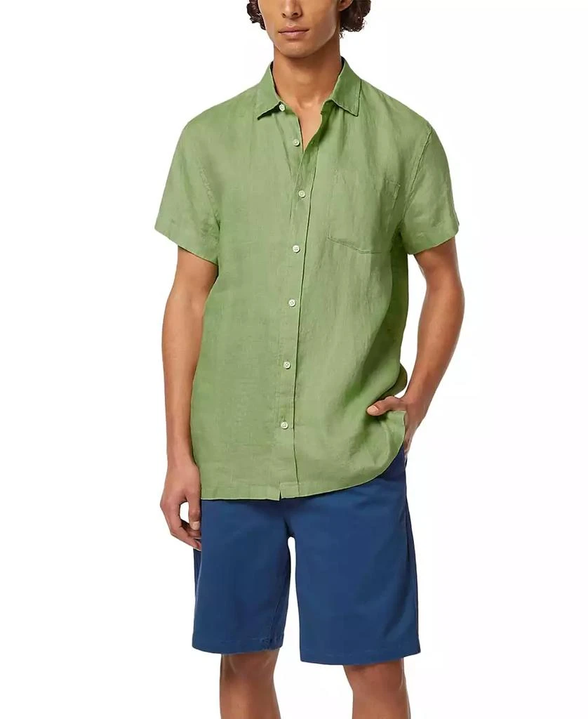 Scotch & Soda Men's Short-Sleeve Linen Shirt 2