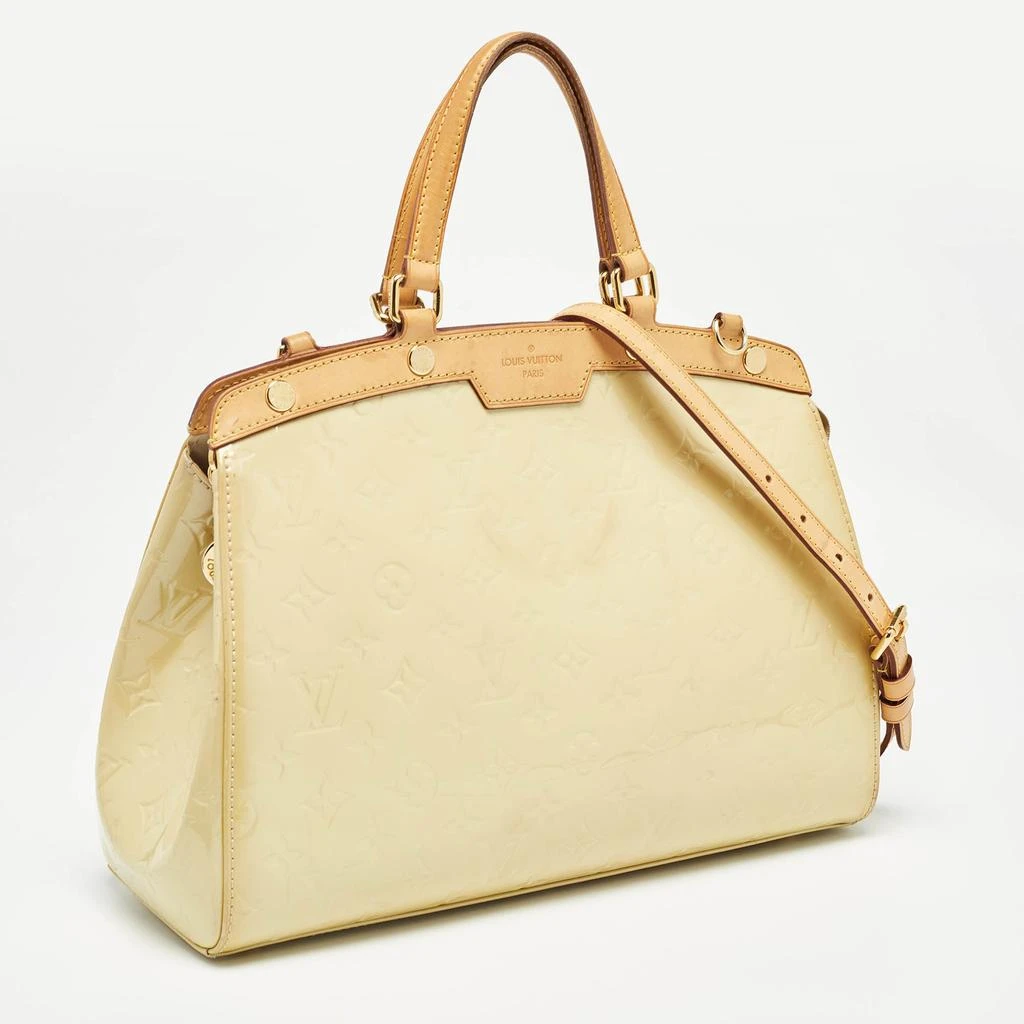 Louis Vuitton Louis Vuitton Citrine Monogram Vernis Brea MM Bag 3