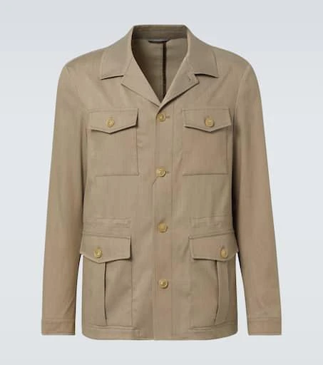 Canali Belted jacket 1