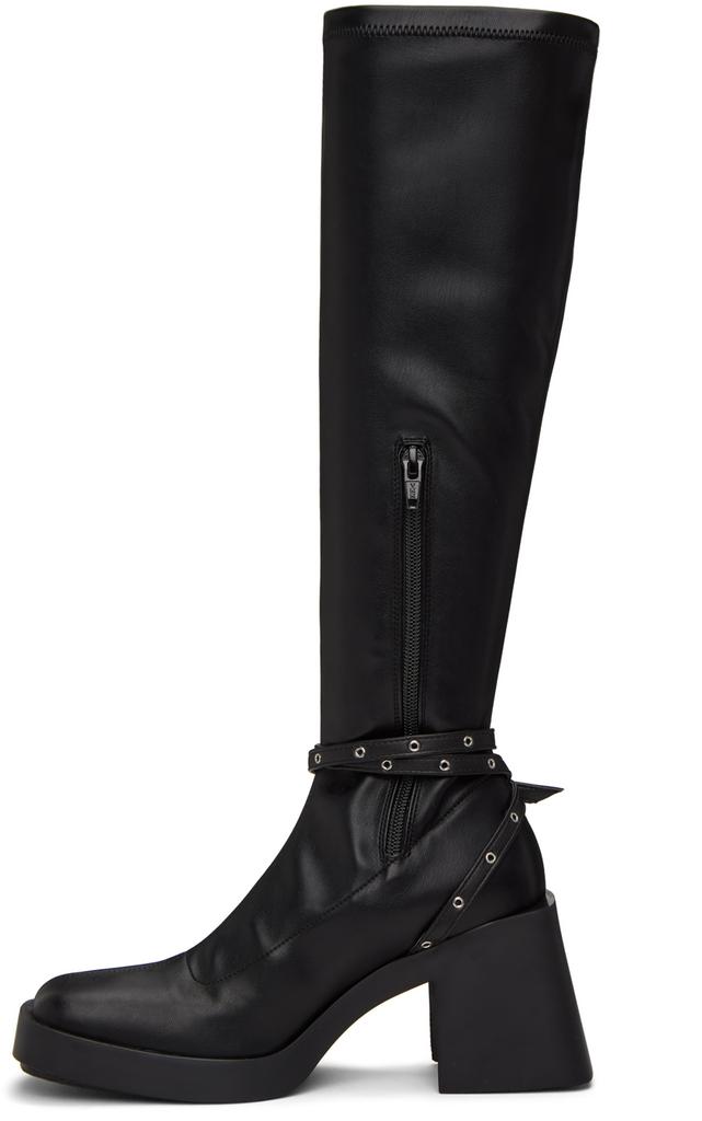 Justine Clenquet Black Chloë Strap Boots - Shoes - BeyondStyle