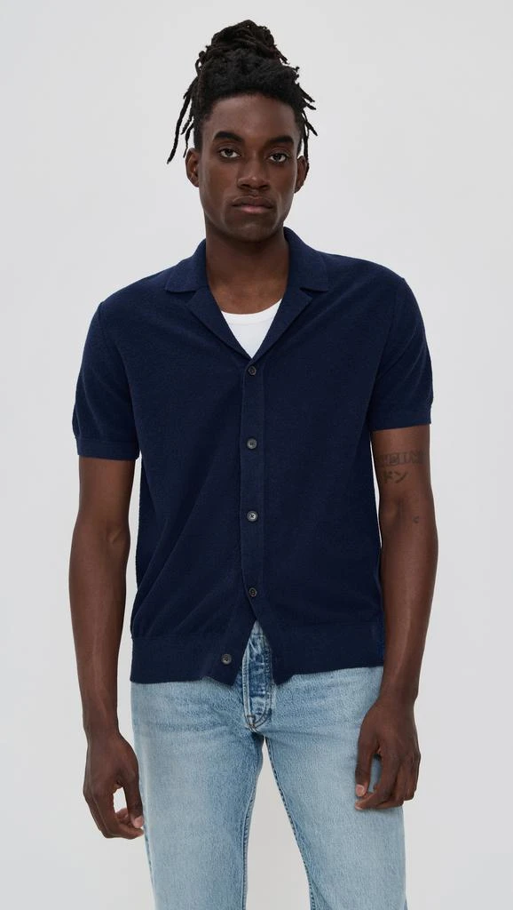 Club Monaco Boucle Camp Collar Sweater 6