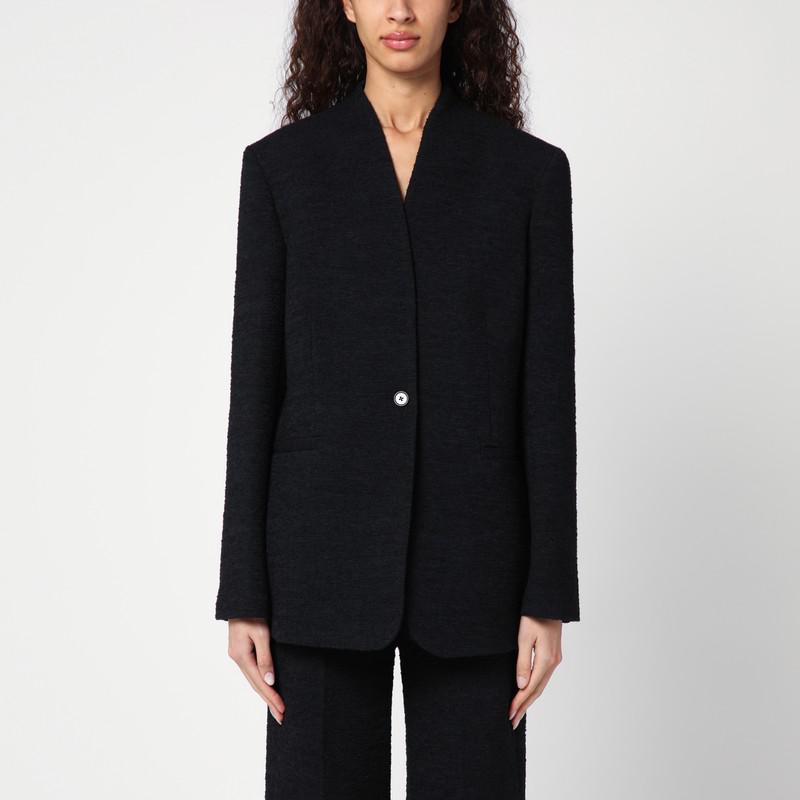 Loulou Studio Ivory Wool Blend Gary Coat - Jackets - BeyondStyle