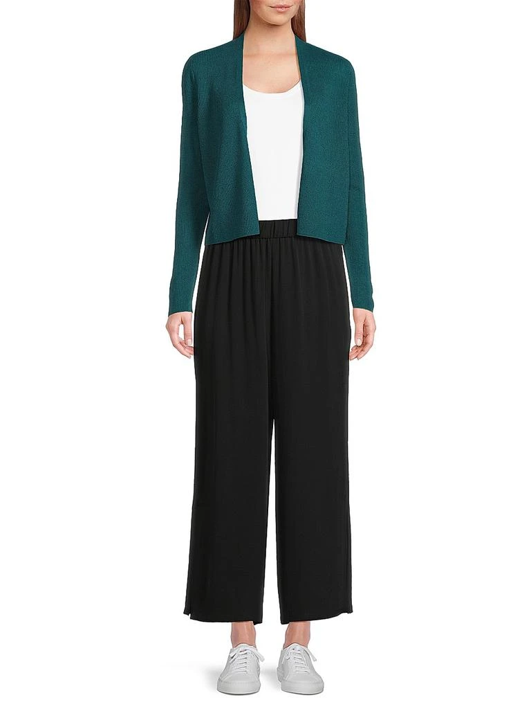 Eileen Fisher Silk Straight-Leg Pants 2