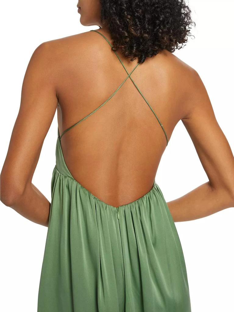Zimmermann Silk Plunge Slip Gown 6
