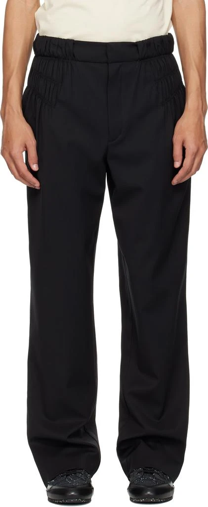 Kiko Kostadinov Black Minna Gathered Trousers