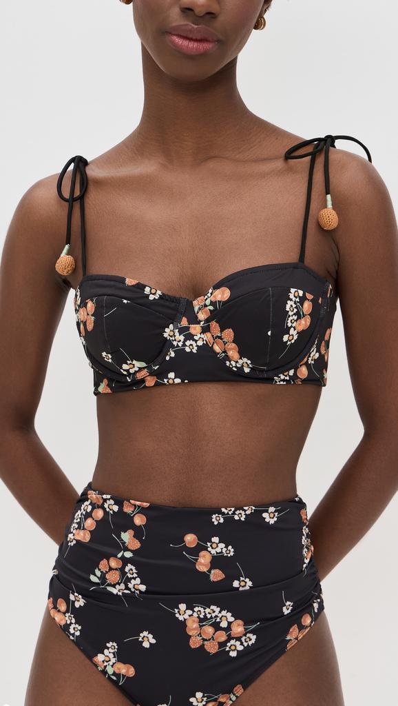 【Sea】Katrine Print Bikini Top ビキニトップ Sea Katrine Print Bikini Top - Swimwear - Free Shipping