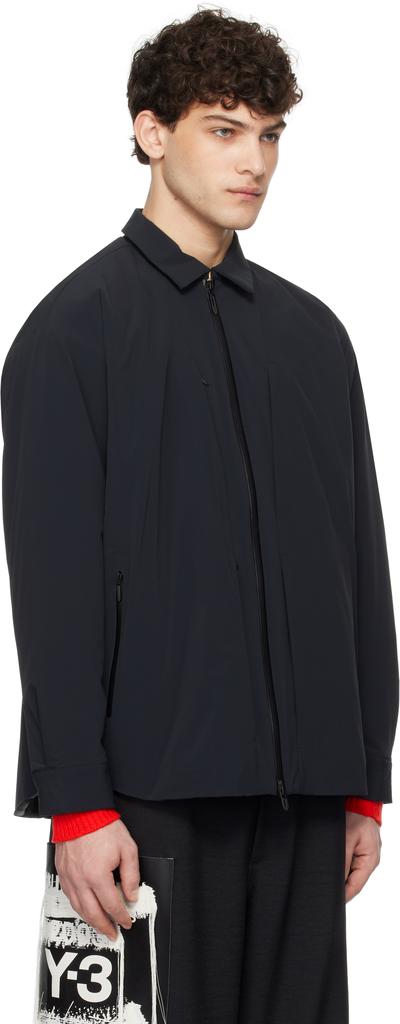 DESCENTE Black Lightweight Insulated Shirt Jacket