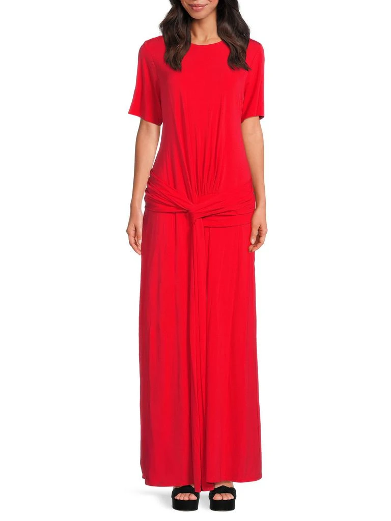 SIMKHAI Nalani Self-Sash Gown