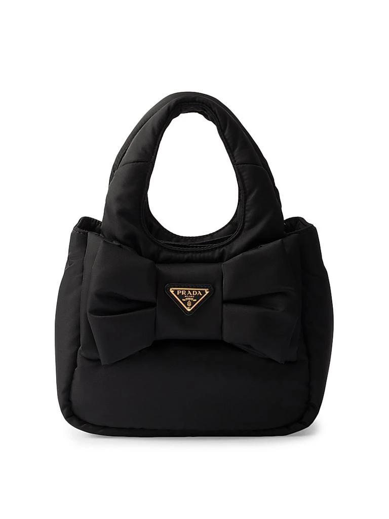 Prada Padded Re-Nylon Mini-Bag with Bow 1