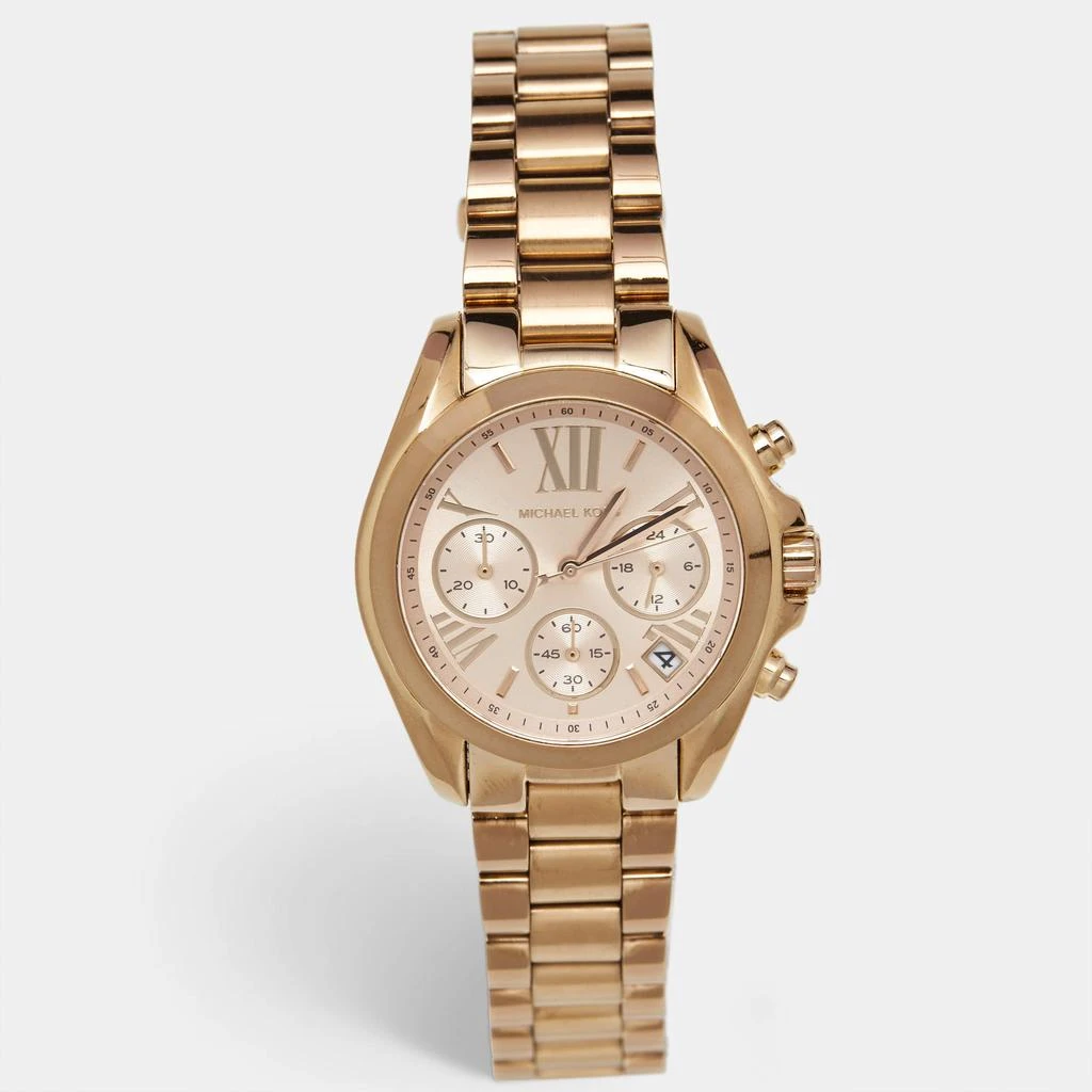 Michael Kors Michael Kors Rose Gold Plated Steel Bradshaw Chronograph MK5799 Women's Wristwatch 37 mm 1