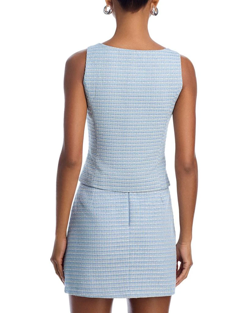 AQUA Tweed Vest - Exclusive 3