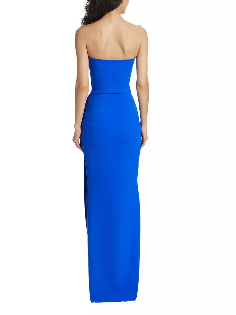 Chiara Boni Clotilde Strapless Column Gown 5