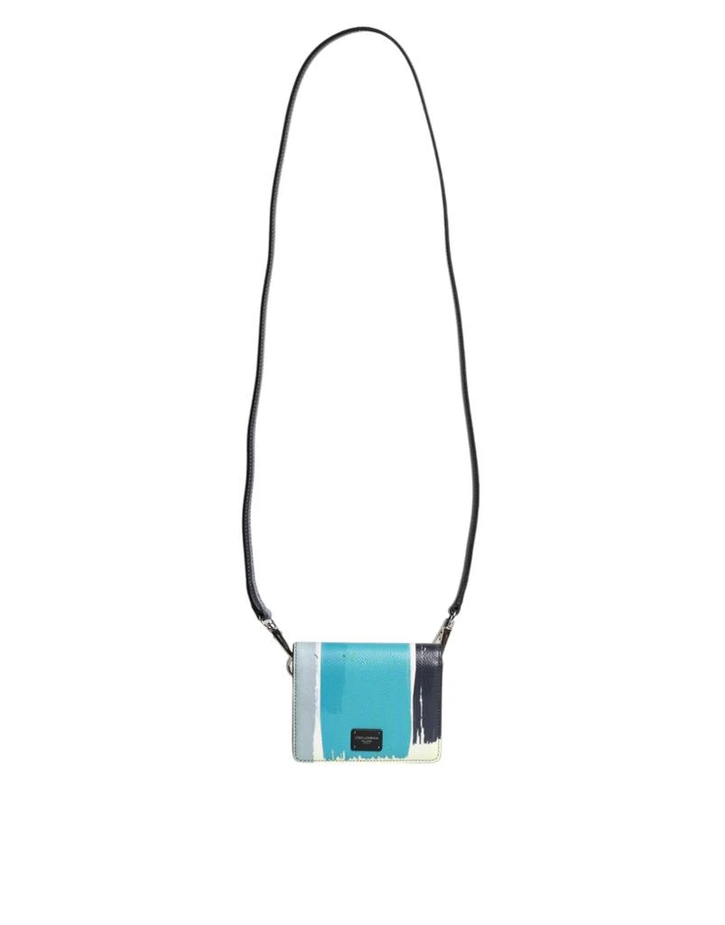 Dolce 
Gabbana Leather DG Logo Bifold Card Holder Men
s Wallet (Pre-Owned) 2