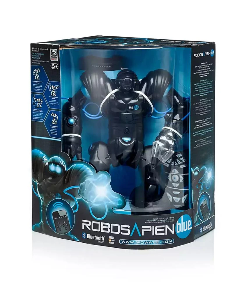 WowWee Robots Robosapien Blue Bluetooth Robot with Remote Control 14", Created for Macy's 2