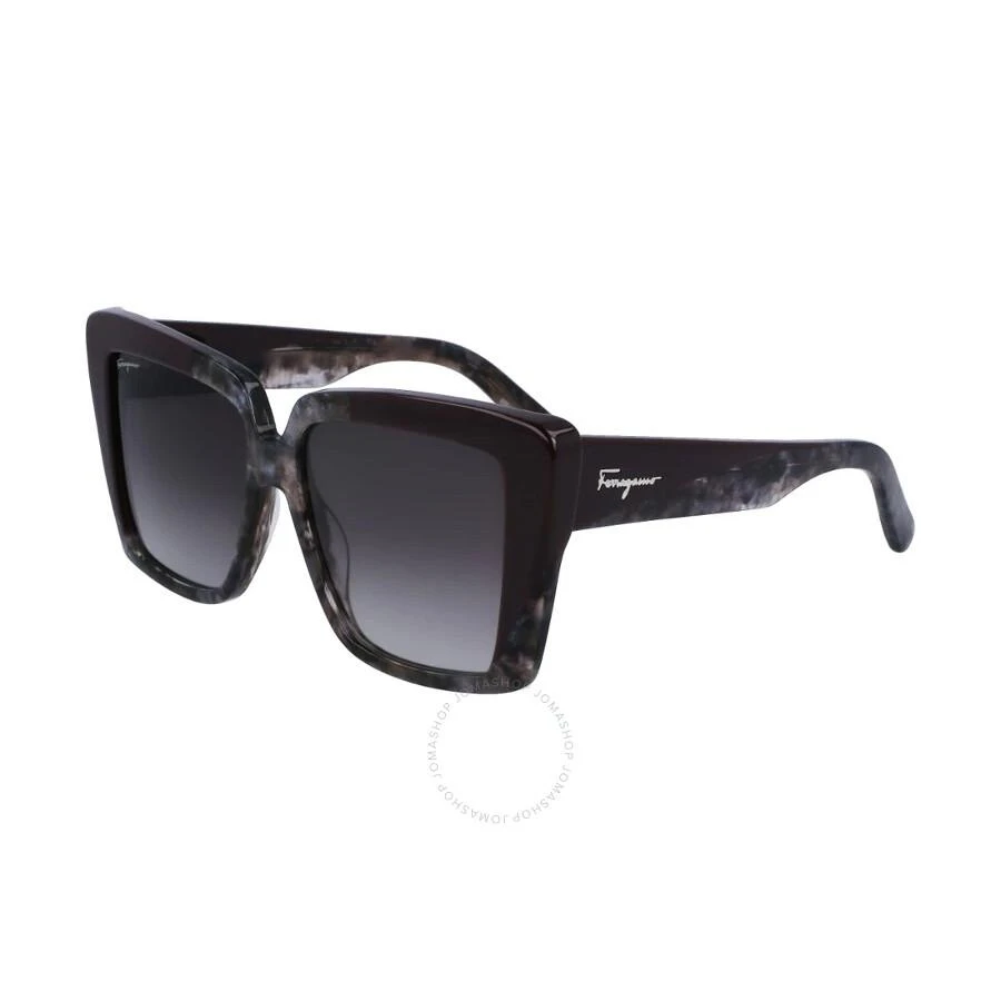 Salvatore Ferragamo Ferragamo Grey Gradient Square Ladies Sunglasses SF1060S 021 55 1