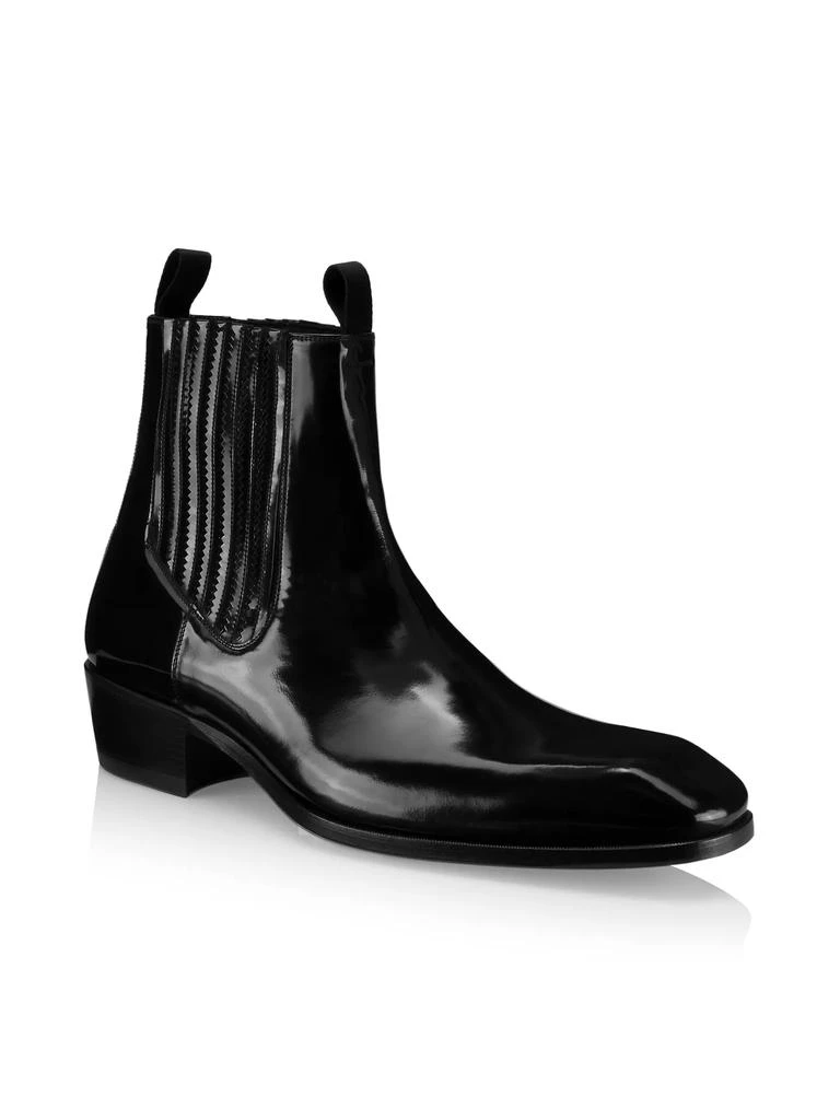 Tom Ford Patent Leather Chelsea Boots 2