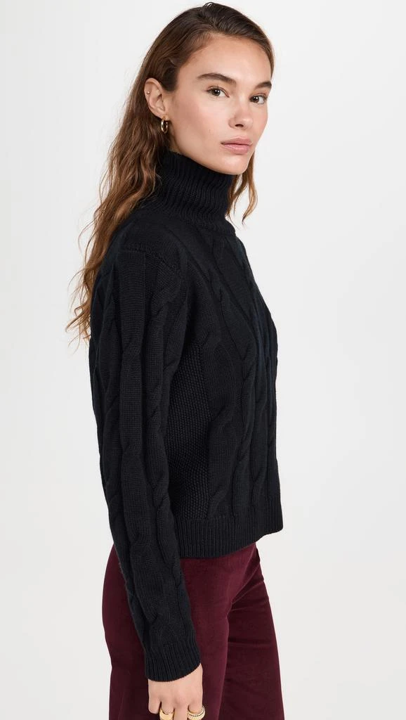 FRAME Cable Knit Turtleneck 3