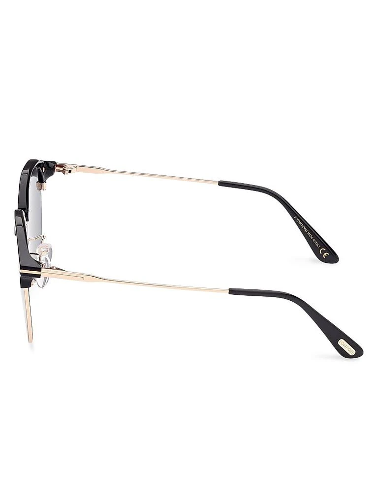 Tom Ford 55MM Clubmaster Round Sunglasses 3