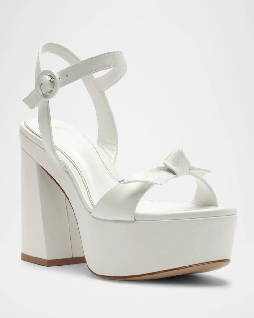 Alexandre Birman Clarita Flare Platform Bridal Sandals 2