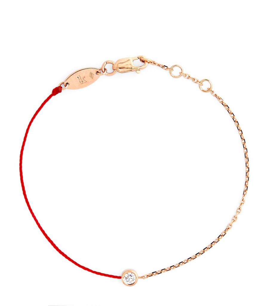 Redline Rose Gold and Diamond Pure Half-Chain Bracelet