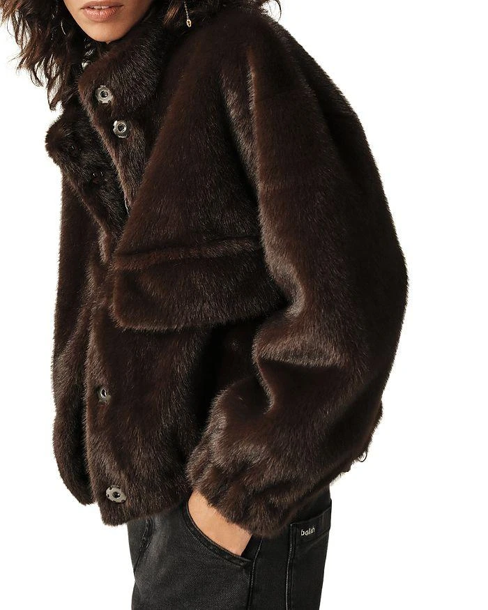 ba&sh Paros Faux Fur Coat 4