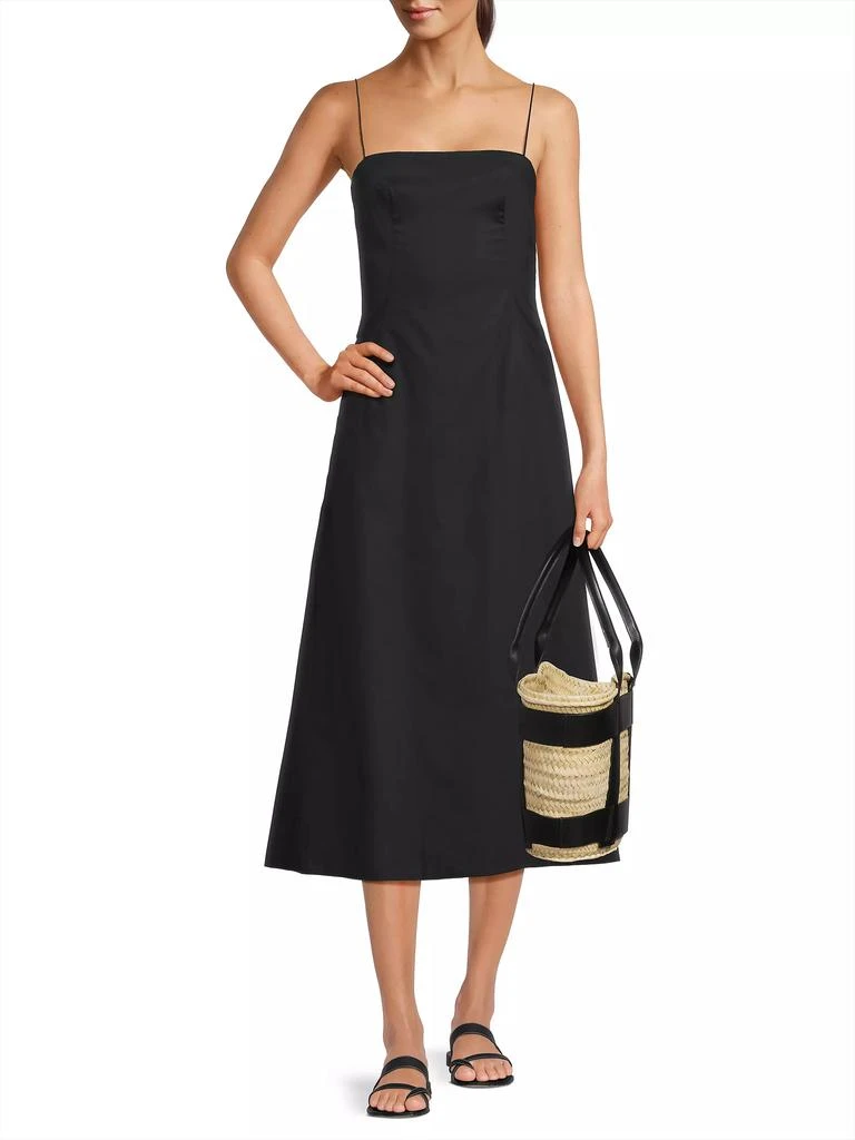 Faithfull the Brand Ostano Cotton Midi-Dress 2