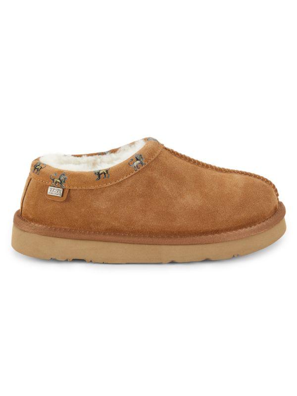 Australia Luxe Shearling Lined Suede House Slippers