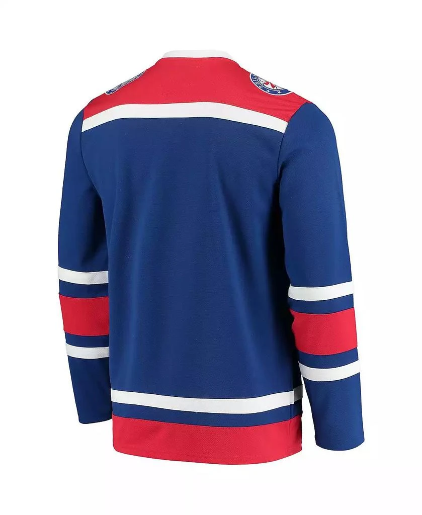 Starter Men's G-III Sports by Carl Banks Royal Philadelphia 76ers Pointman Hockey Fashion Jersey 4