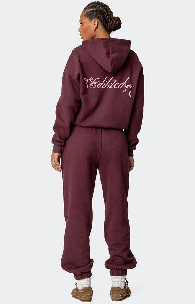 Edikted Sasha Bow Detail Hoodie 5