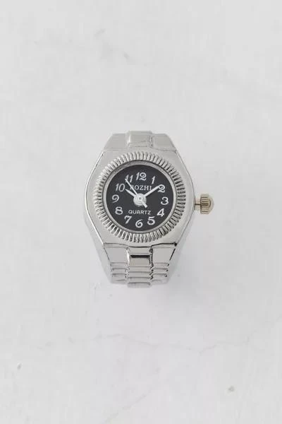 Urban Outfitters Fred Round Metal Watch Ring 2