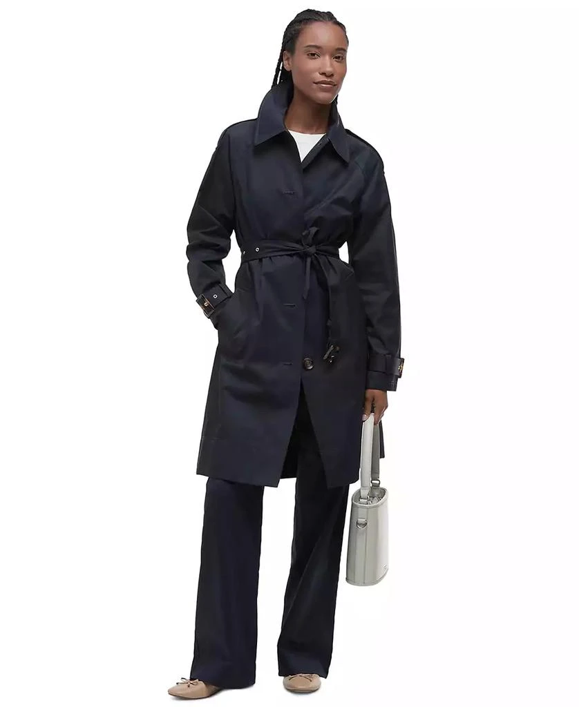 Barbour Women's Maia Belted Showerproof Trench Coat 1