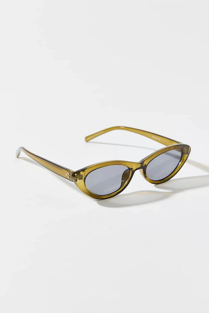 Urban Outfitters UO Essential Plastic Slim Cat-Eye Sunglasses 1