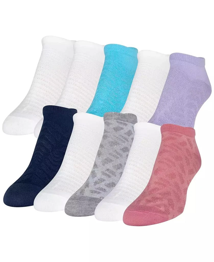 Gold Toe Women's 10-Pack Casual Lightweight With Mesh No-Show Socks 1