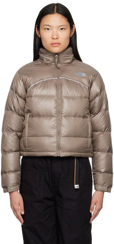 The North Face Brown 2000 Retro Nuptse Down Jacket 1