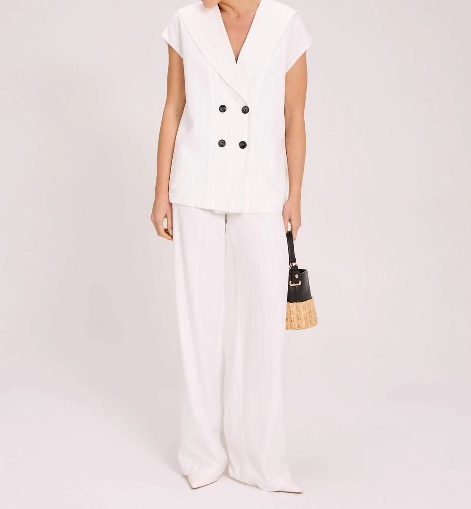 Unique Chic Unique Chic - Livia Lines Vest And Pants Set 1