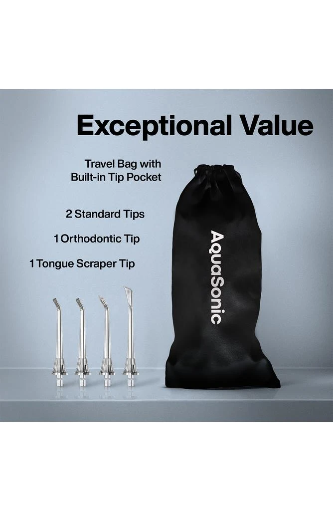 AquaSonic Elite White Flosser 5