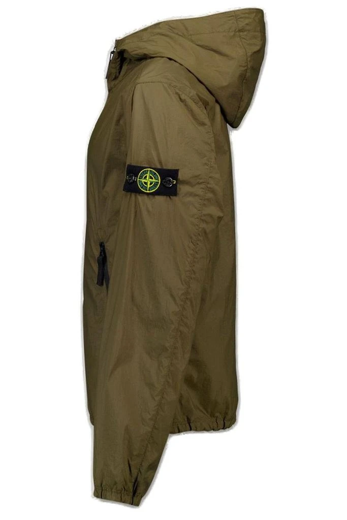 Stone Island Junior Stone Island Junior Logo Patch Parka 3